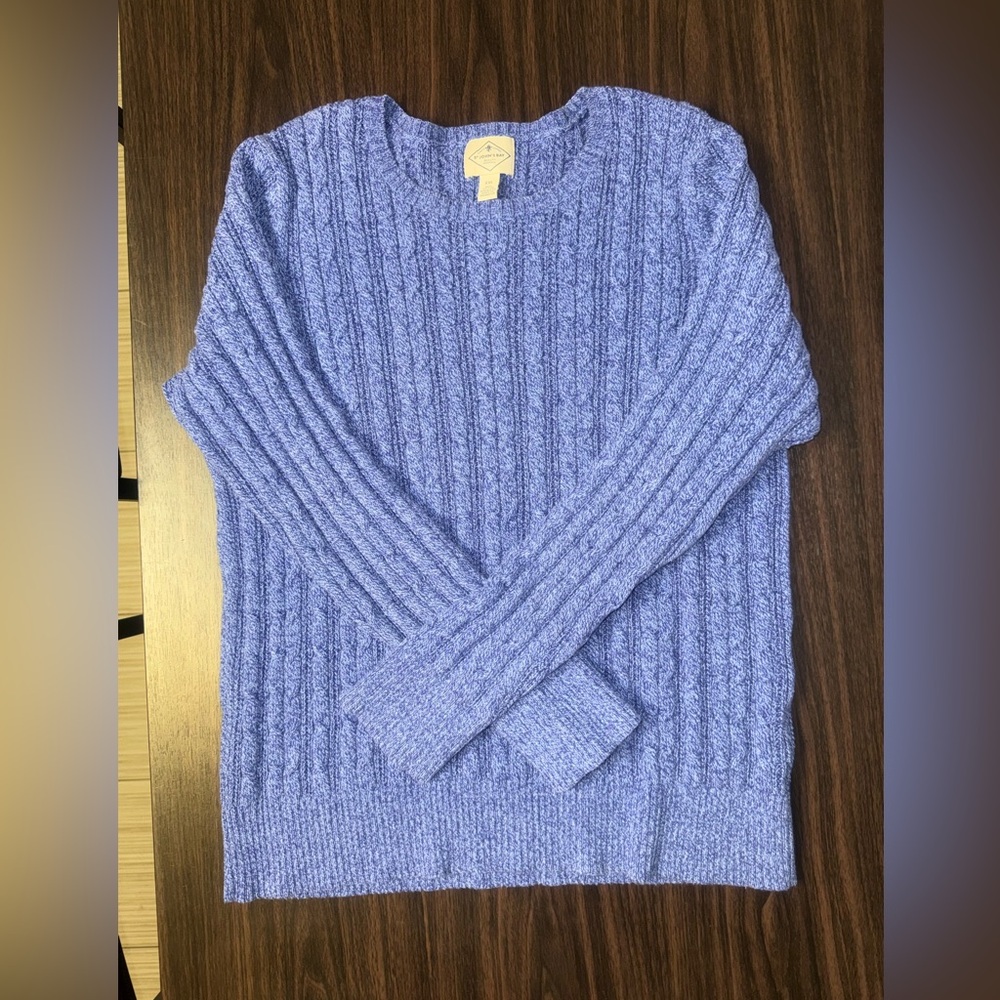 St. John's Bay Women's Blue Crewneck Sweater